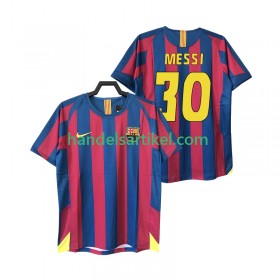 FC Barcelona Lionel Messi 30 2006 Retro Heim Trikotsatz 2005 Kurzarm